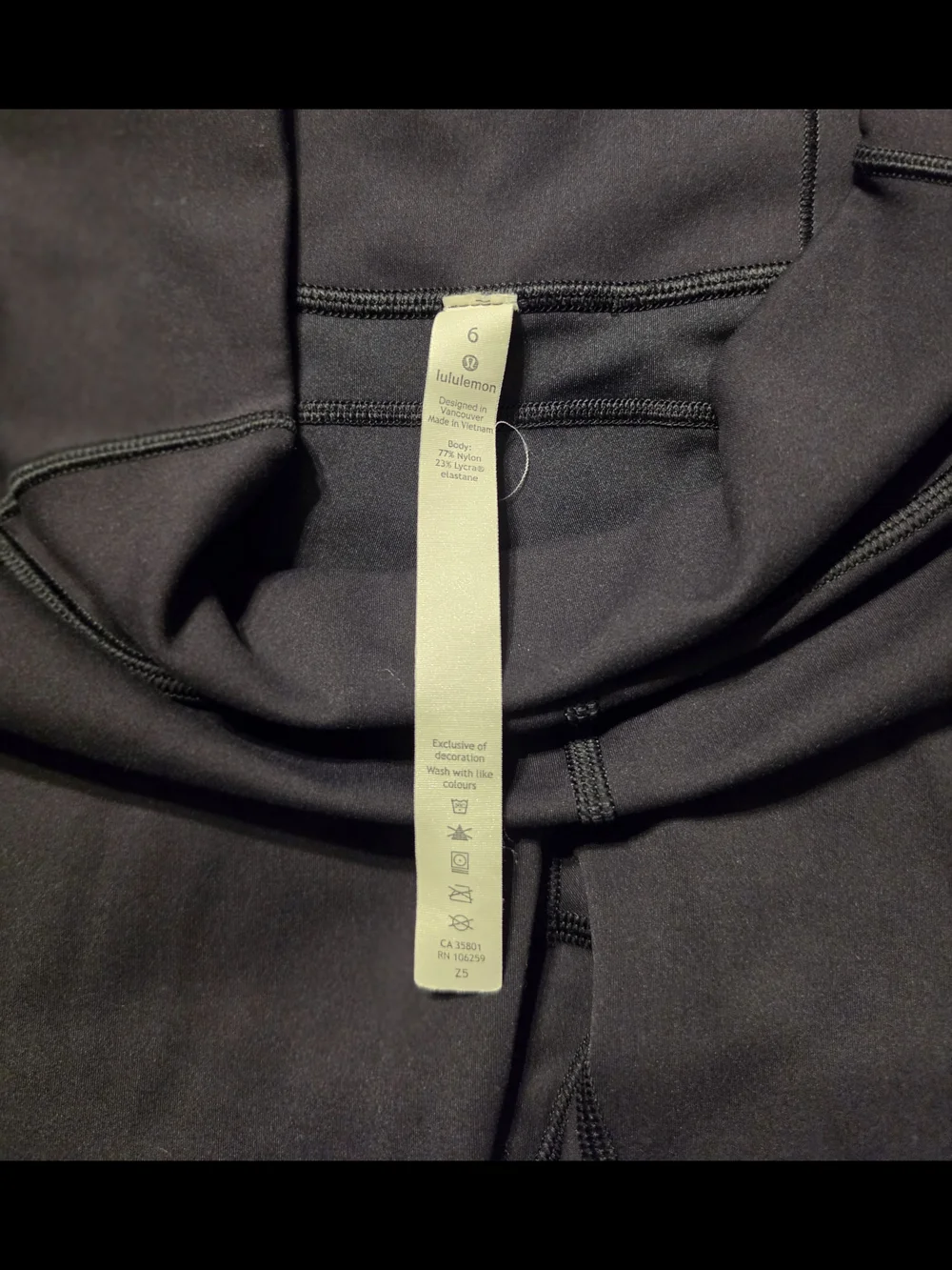 High-Waist Black Women's LULULEMON Leggings